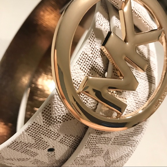 Michael Kors MK Signature Large Logo Belt - Picture 7 of 9